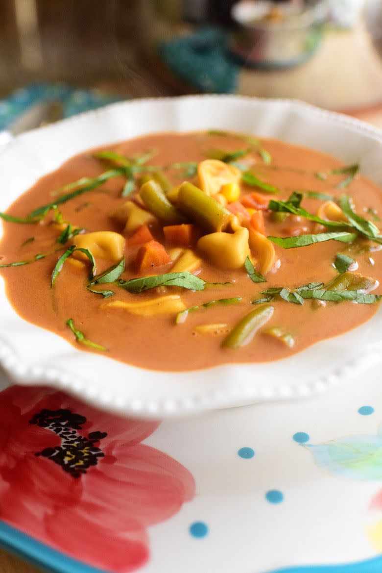 Veggie Tortellini Soup