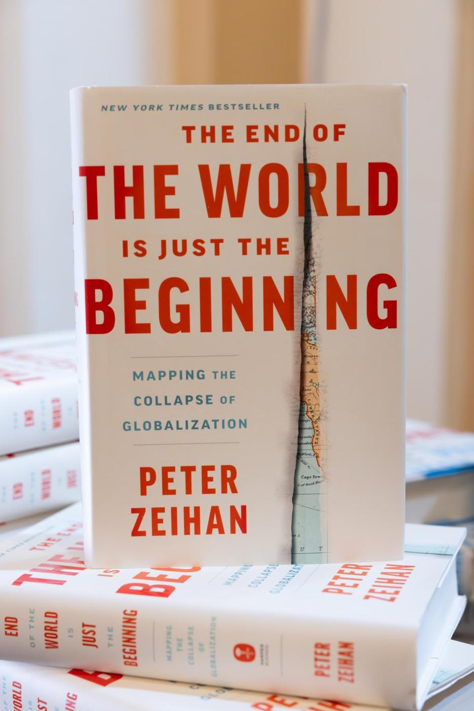 An author with five books under his belt, Peter Zeihan's most recent publication, "The End of the World is Just the Beginning," cover's his bleak prediction of the future of global politics, including the collapse of China and an abrupt deceleration of economic growth.