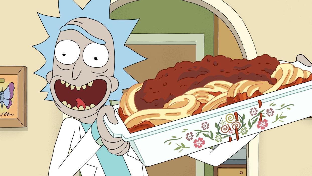  Rick in Rick and Morty. 