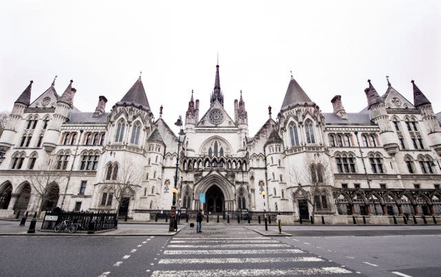 The Royal Courts of Justice in London