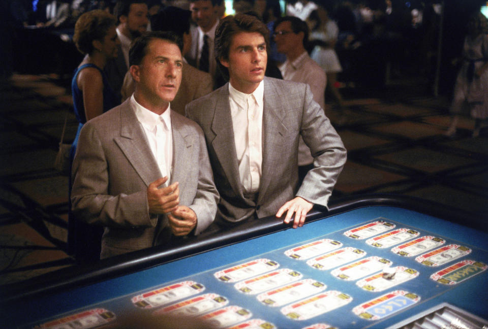 With Dustin Hoffman in Rain Man. - Credit: United Artists/Courtesy Everett Collection