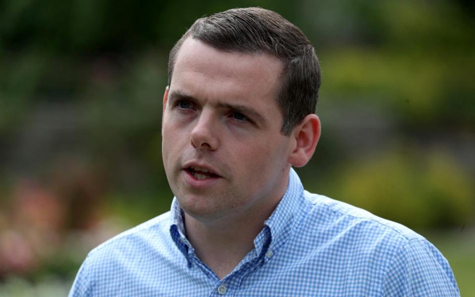 Tory strategists hope the rise of Douglas Ross will prove a turning point in the party's fortunes in Scotland - Russell Cheyne/Reuters