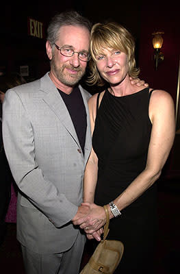 Steven Spielberg and Kate Capshaw at the New York premiere of Warner Brothers' A.I.: Artificial Intelligence