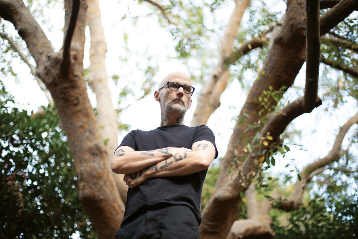 <p>Resampling: Moby’s new album revisits old favourites with guest artists and lush orchestrations</p> (Travis Schneider/PA)