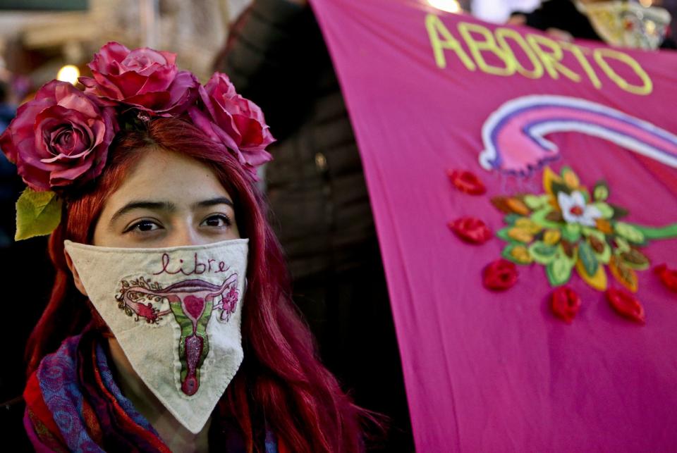 Chile abortion protest