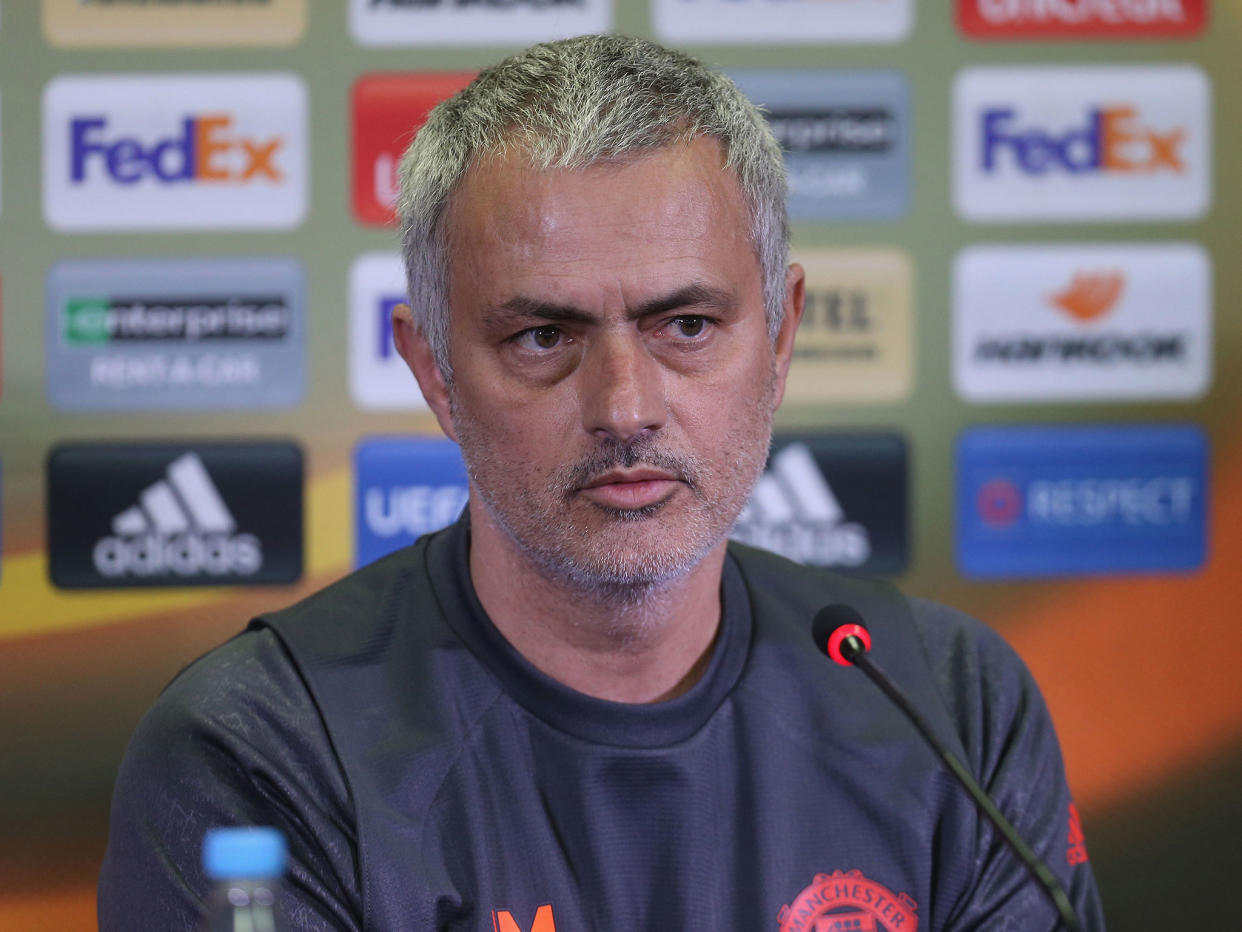 Jose Mourinho has urged his players to block out security fears: Getty