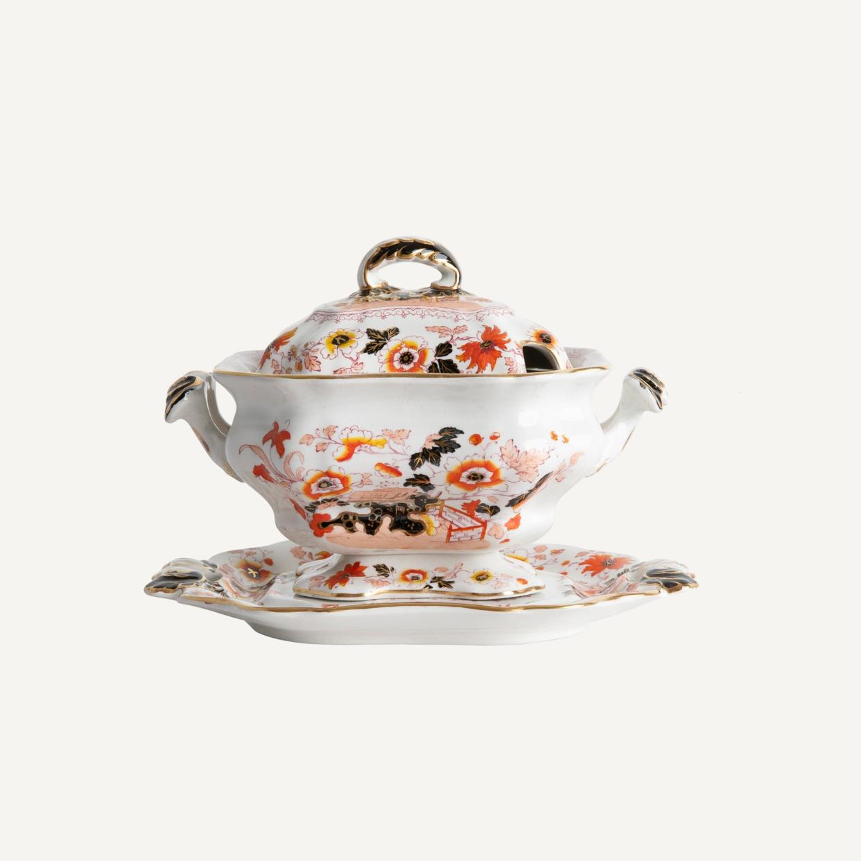 <p><a href="https://www.plain-goods.com/collections/antiques/products/antique-masons-petite-tureen" rel="nofollow noopener" target="_blank" data-ylk="slk:Shop Now;elm:context_link;itc:0;sec:content-canvas" class="link rapid-noclick-resp">Shop Now</a></p><p>Plain Goods</p><p>plain-goods.com</p><p>$295.00</p>