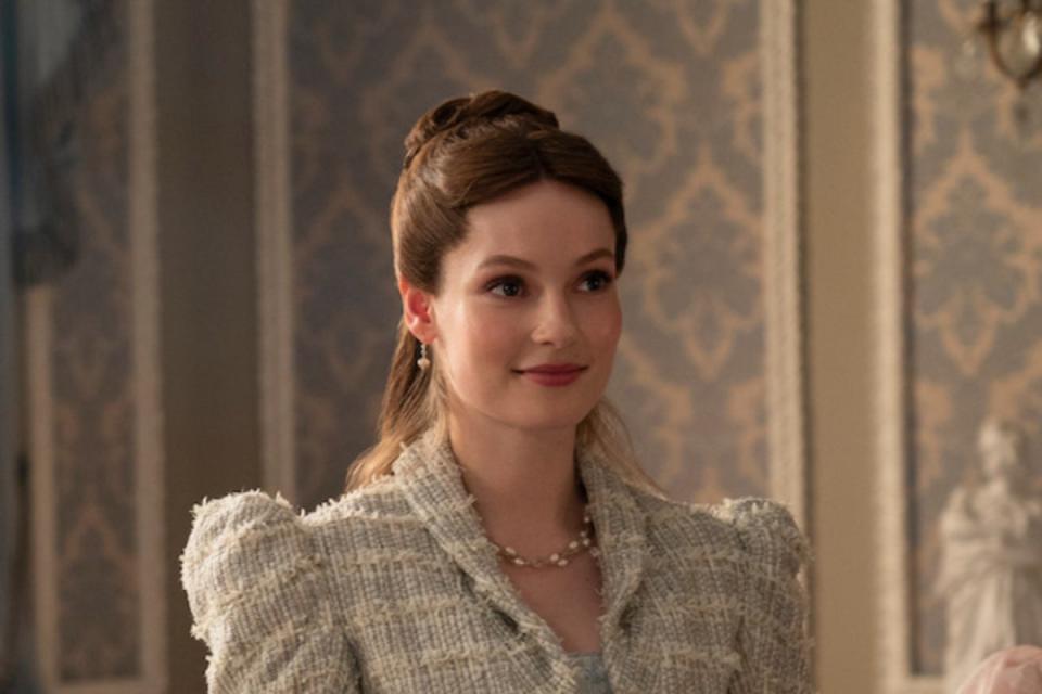 Hannah Dodd as Francesca Bridgerton (Liam Daniel/Netflix)