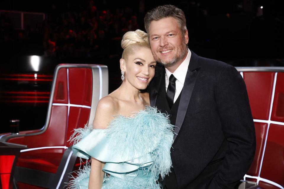 <p>When <em>The Voice</em> judges began dating in 2015, people had mixed opinions. Some were happy that the couple, both previously divorced, found love, while others were bothered by the attention their relationship was getting on the show—some fans even claiming the competition show had become the "Blake and Gwen show" <a href="https://www.facebook.com/NBCTheVoice/photos/a.192940177410006.36517.167555906615100/1345288428841836/?type=3&comment_id=1346004308770248&comment_tracking=%7B%22tn%22%3A%22R9%22%7D" rel="nofollow noopener" target="_blank" data-ylk="slk:on The Voice's Facebook page;elm:context_link;itc:0;sec:content-canvas" class="link ">on <em>The Voice's</em> Facebook page</a>.</p>