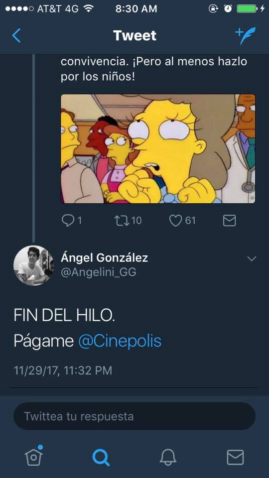 <p>Ángel González vía Twitter @Angelini_GG </p>