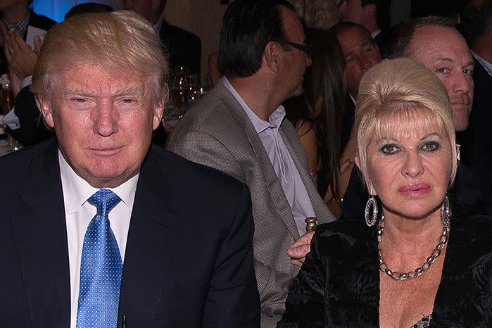 Donald and Ivana Trump in 2014. Image: Getty