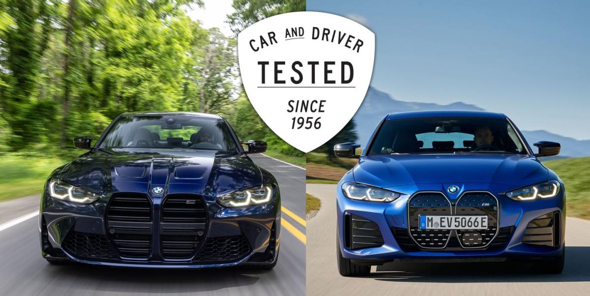 536-HP 2022 BMW i4 M50 Nearly Outruns the M3 Competition - Yahoo Sports