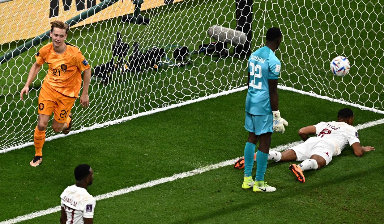 Qatar se fue sin puntos en su propia Copa del Mundo. (Foto: ANNE-CHRISTINE POUJOULAT/AFP via Getty Images)