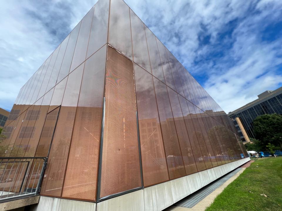 Fireworks are likely what shattered two tall windows at downtown Des Moines' Central Library over 2022 Fourth of July weekend, according to the Des Moines Police Department.