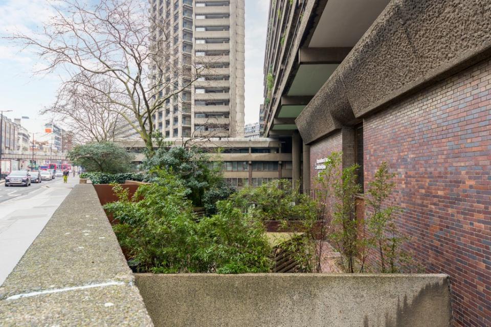 The home is packed with hi-spec appliances but fixtures only lightly touch the walls and pillars, if at all, in order to protect the original building materials of the Grade II-listed structure (Handout)