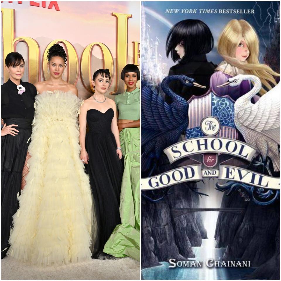 Netflix The School for Good and Evil cast and book