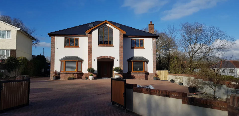 Five-bed detached house in Carmarthenshire, Wales. (Zoopla)
