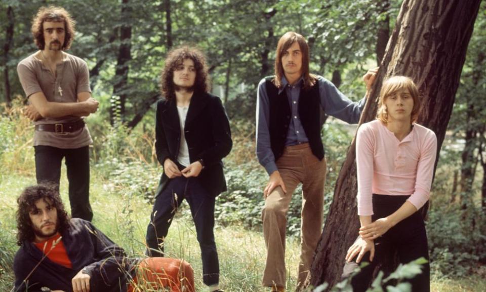 Fleetwood Mac with, from left, Peter Green, John Mcvie, Jeremy Spencer, Mick Fleetwood and Danny Kirwan.