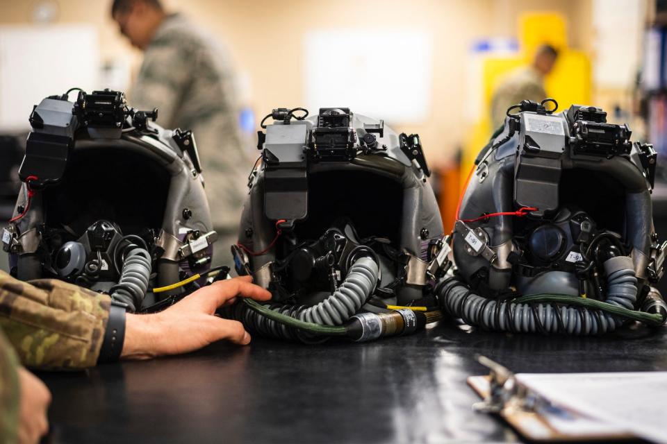 Air Force A-10 Warthog Thunderbolt helmet