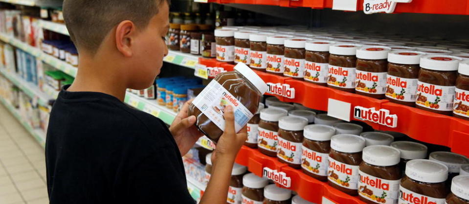 La vente de Nutella a rapporté 96 millions de chiffre d'affaires en 2020.
