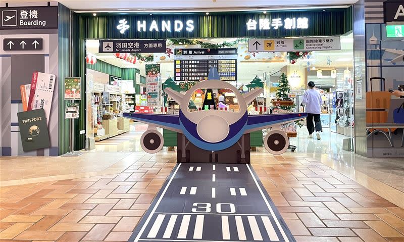 台隆飛機佈置。（圖／品牌業者提供）