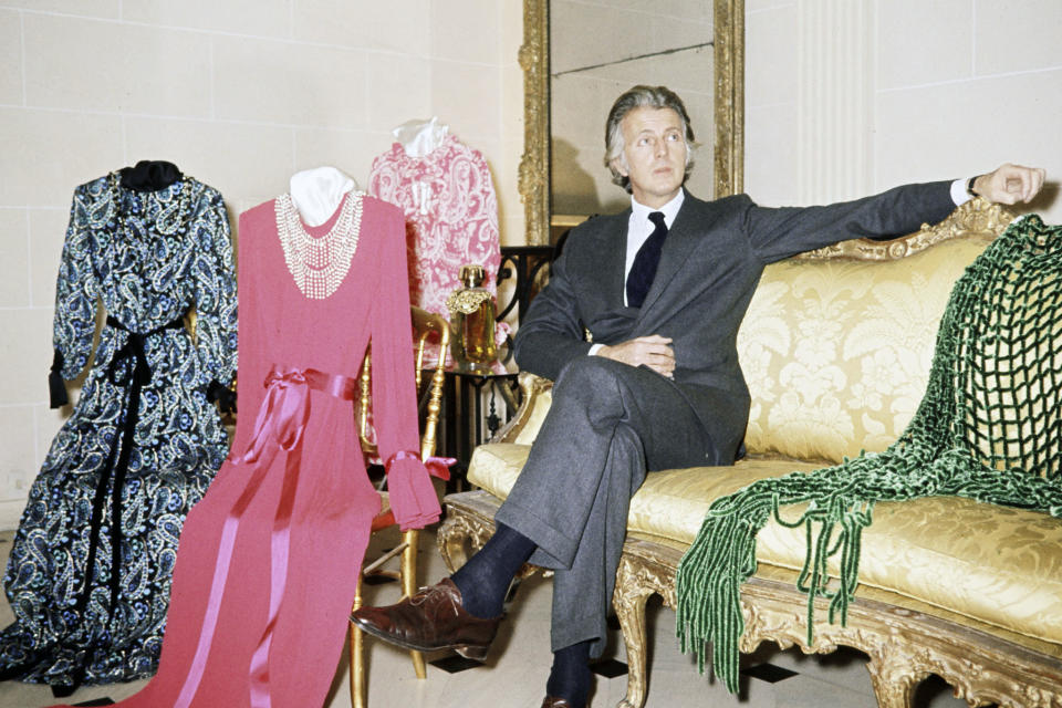 Designer Hubert de Givenchy. - Credit: Reginald Gray/Fairchild Archives