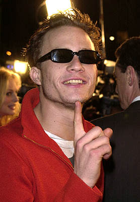 Heath Ledger at the Westwood premire of 20th Century Fox's Say It Isn't So