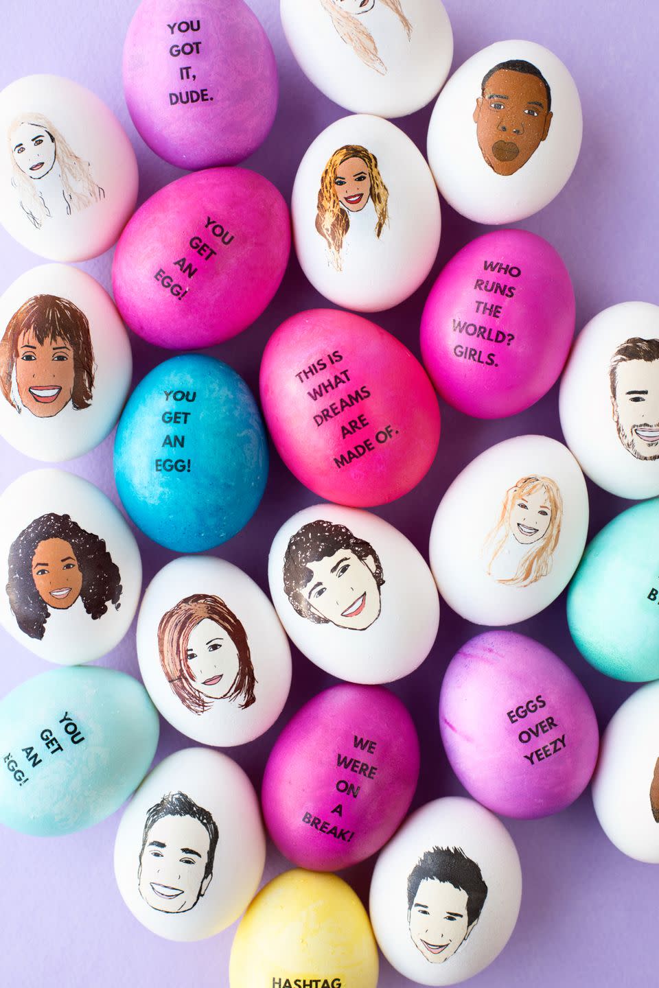 Celebrity-Inspired Easter Eggs