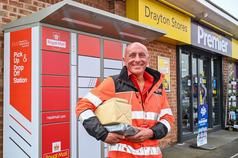 The first Royal Mail lockers have launched. Postman OPG Ricardo Da Silva. May 1 2024.