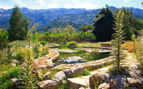 The Botanic Garden (jardi botanic) in Soller, Mallorca, Spain, - Credit: Tim Wright/Alamy 