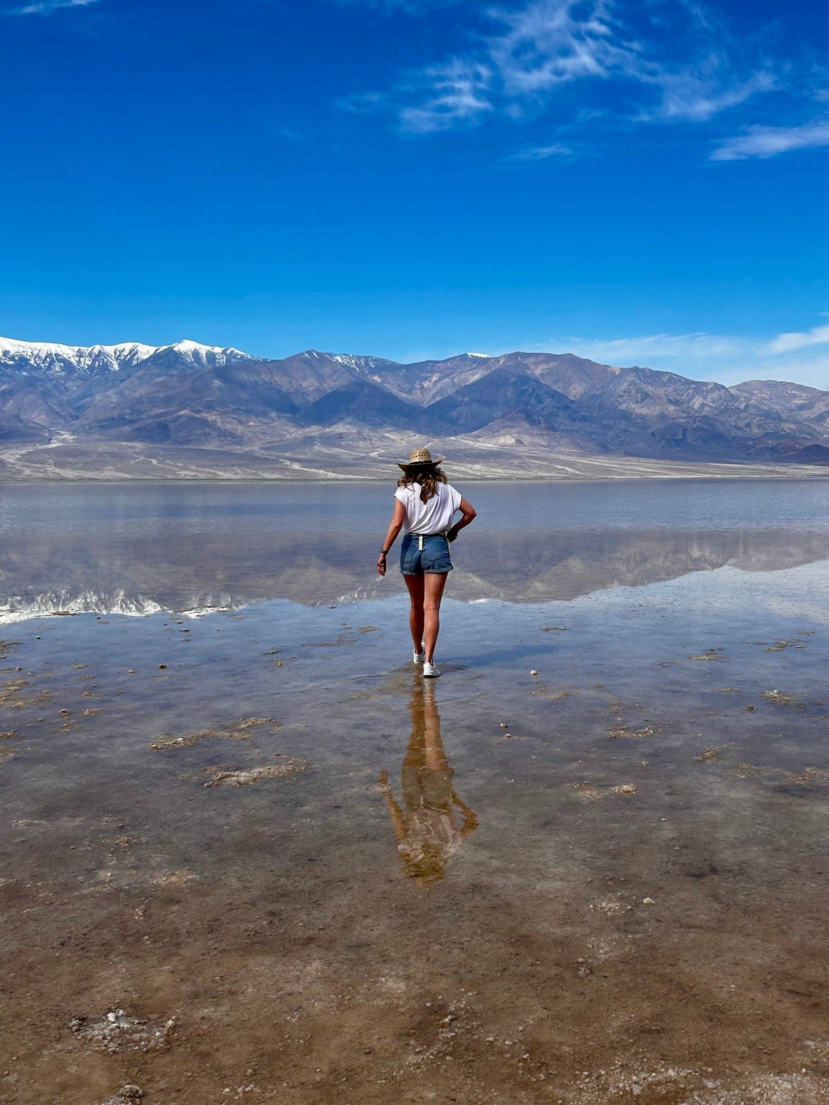 Exploring the Badwater Basin salt flat, home to the lowest point in North America (Laura Sanders)