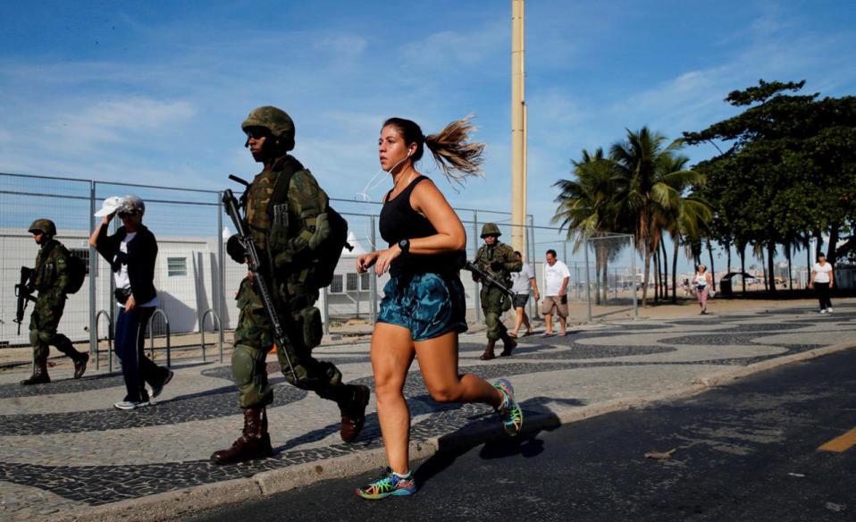 Security in Rio de Janeiro ahead of the Olympics