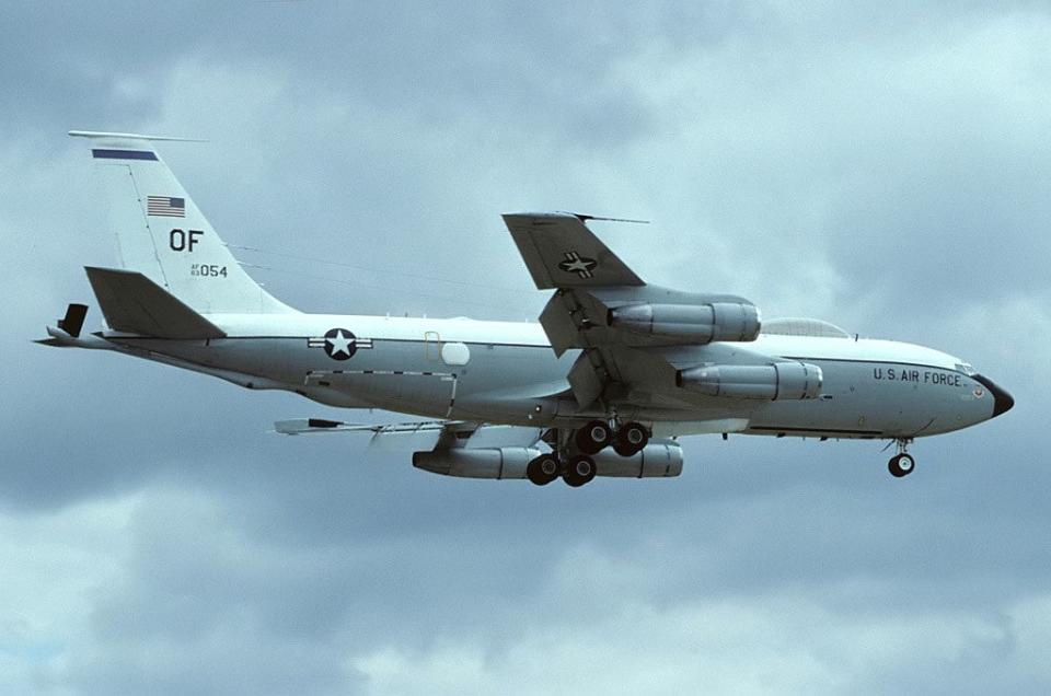 EC-135 command post aircraft, 1997. <em>U.S. Air Force</em>