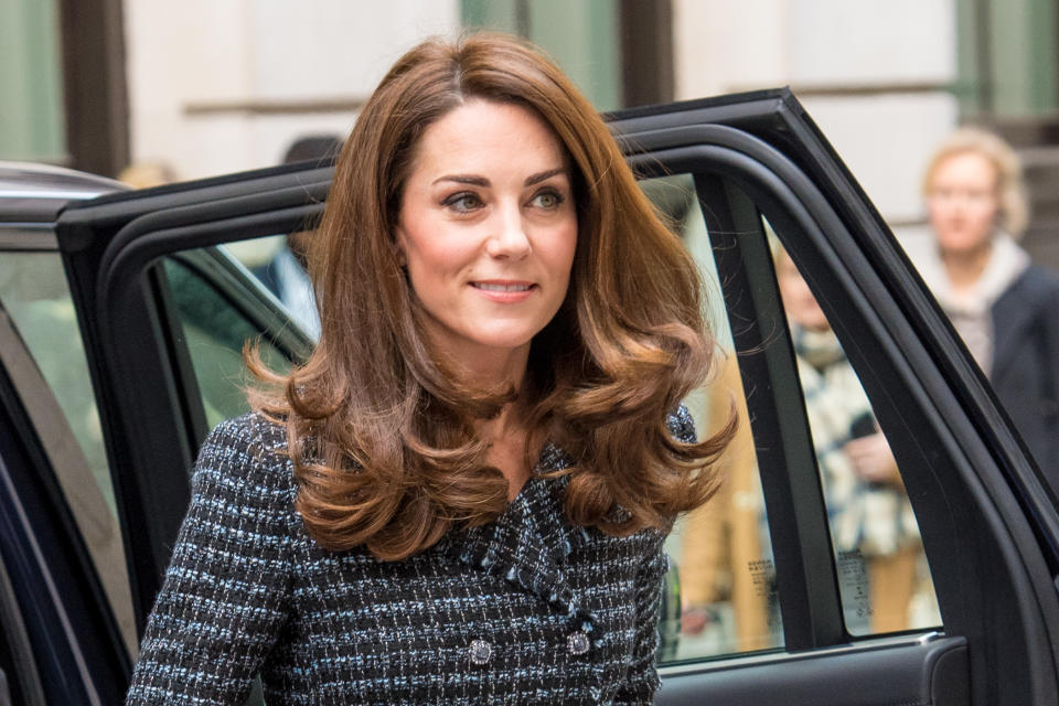 The Duchess of Cambridge arriving at the Mental Health in Education conference in London [Photo: PA]