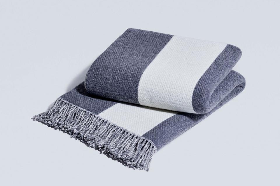 Snowe Striped Throw Blanket