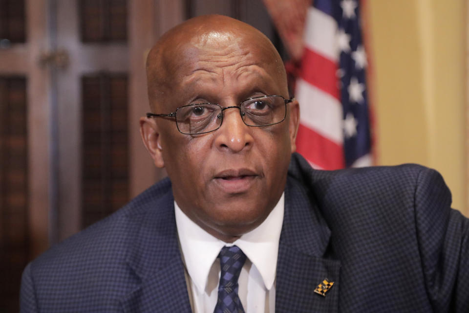 Baltimore Mayor Bernard &ldquo;Jack&rdquo; Young is urging President Donald Trump to cancel his scheduled Memorial Day visit to the city. (Photo: ASSOCIATED PRESS)