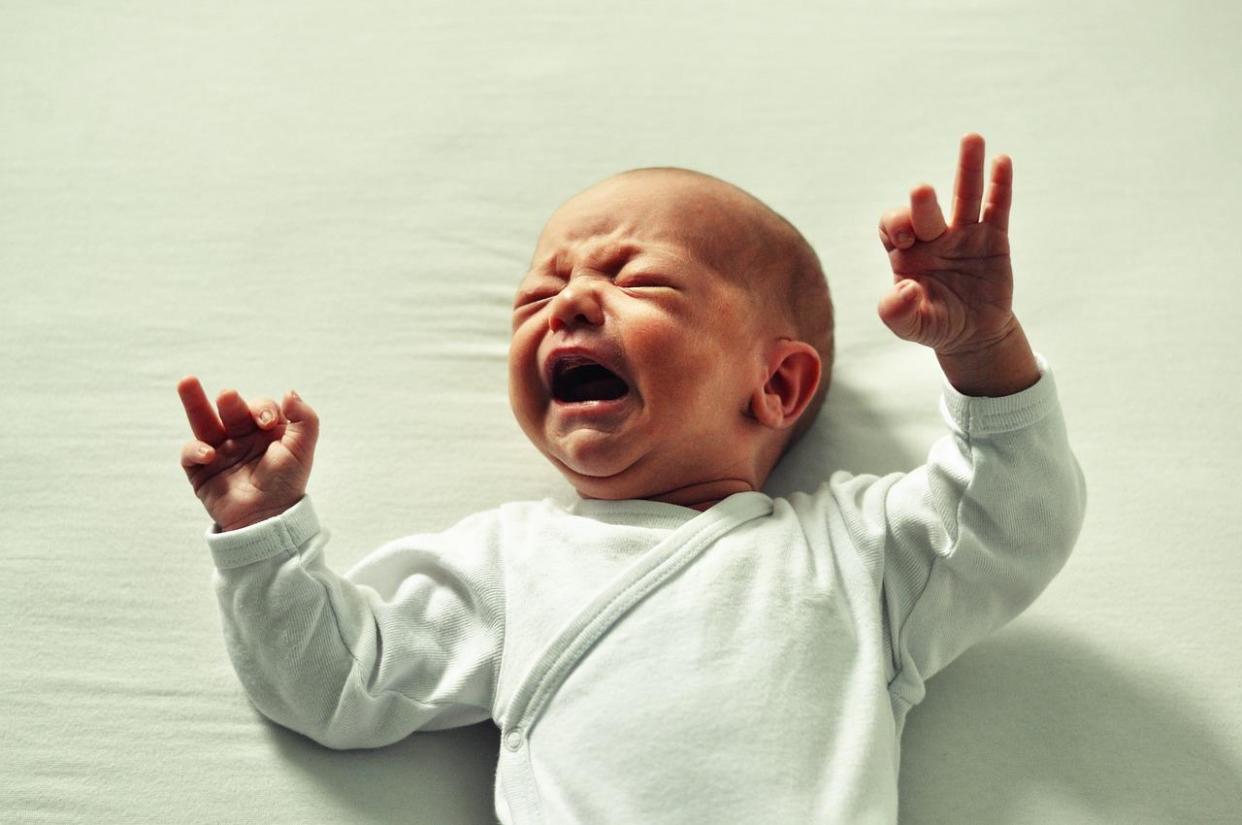 Babies instinctually cry since they're too young to use words to communicate. (Stock Image)