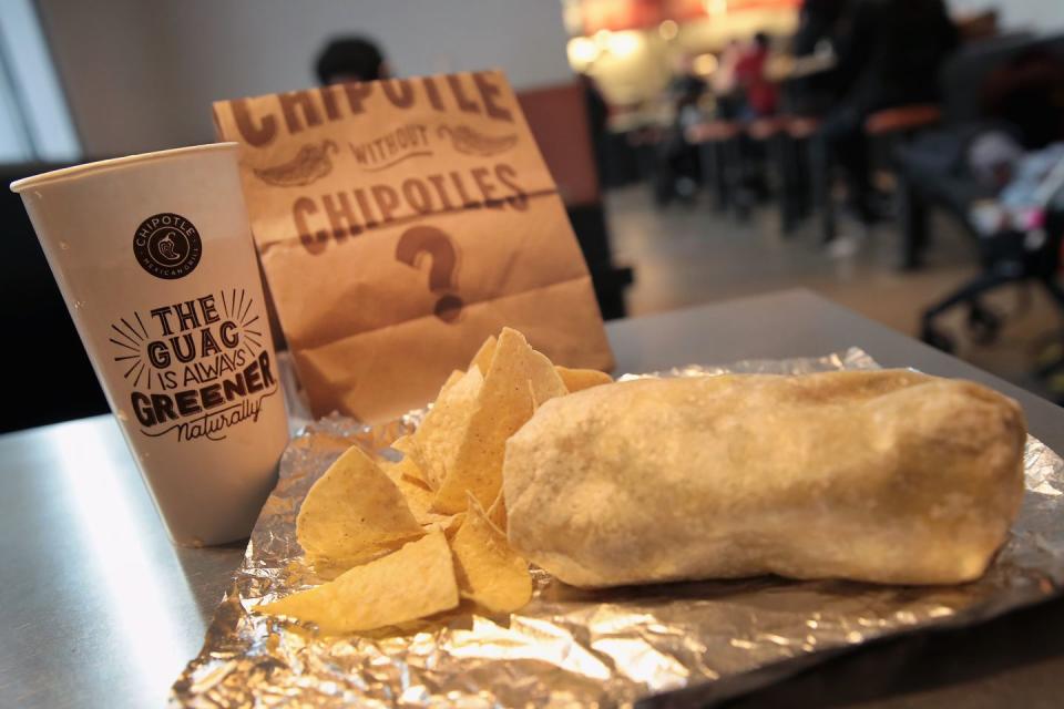 <p>"I used to work at Chipotle, and never ever ever order the tacos. You get less than half the regular portions. Instead, order a bowl with whatever you want in it, then ask for the taco shells, hard or soft, on the side." — <em>KourageWolf</em></p>