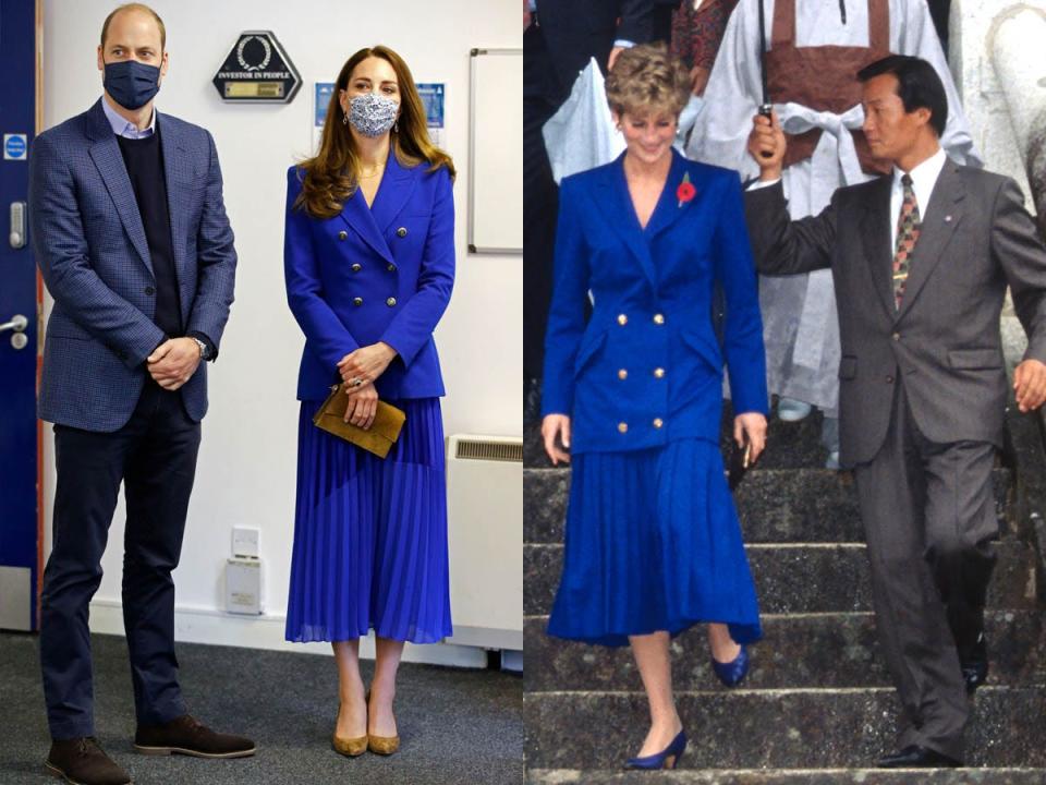 kate diana blue outfits