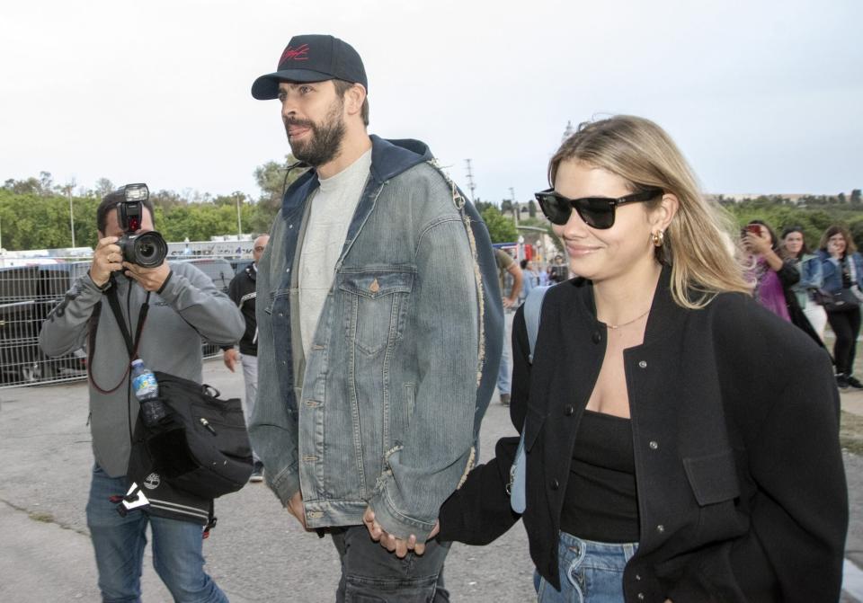 Piqué y Clara Chía. Getty/David Oller