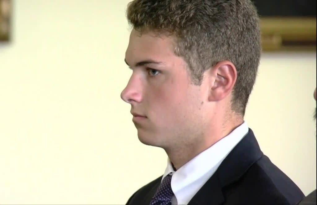 Christopher Belter Jr at a hearing in 2019  (WKBW)