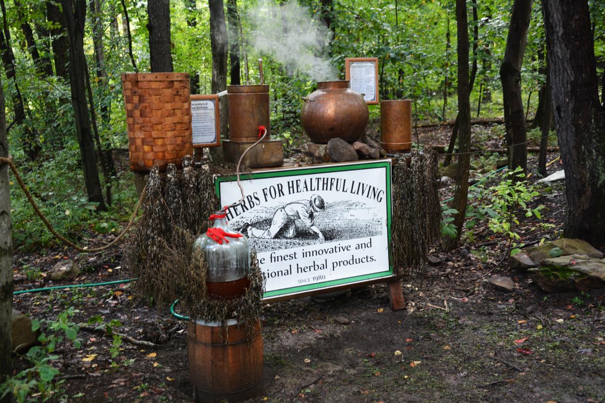 One of the many demonstrations that has highlighted the Somerset Historical Center's Mountain Craft Days to be held this weekend.