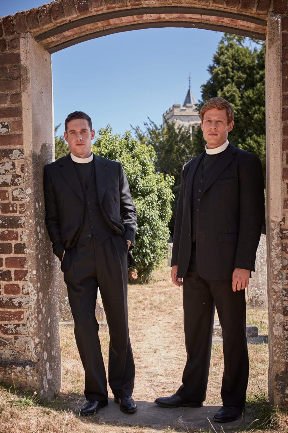 Grantchester: Tom Brittney's character is the new vicar in town (Kudos for ITV)