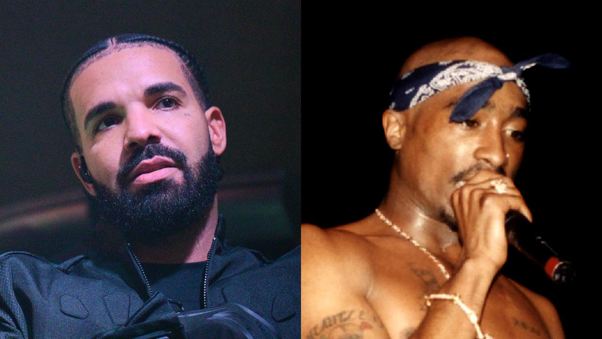 Drake and Tupac Shakur