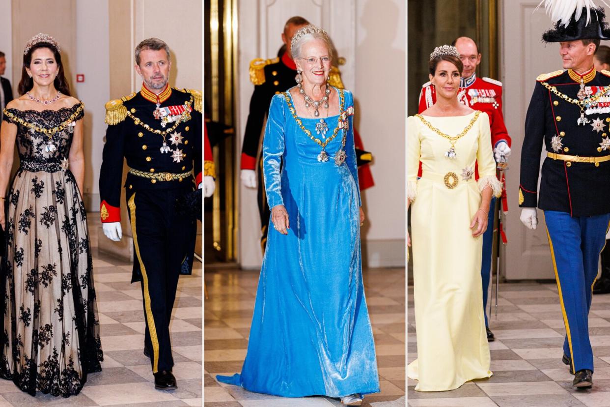 Crown Prince Frederik of Denmark and Crown Princess Mary of Denmark; Queen Margrethe of Denmark; Prince Joachim of Denmark and Princess Marie of Denmark