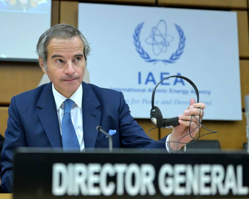 Rafael Grossi, Director general of the International Atomic Energy Agency (IAEA), attends the spring meeting of the IAEA. Roland Schlager/APA/dpa