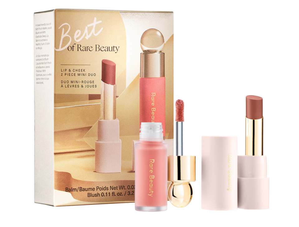 Best of Rare Beauty Lip & Cheek Mini Duo. Image via Sephora.