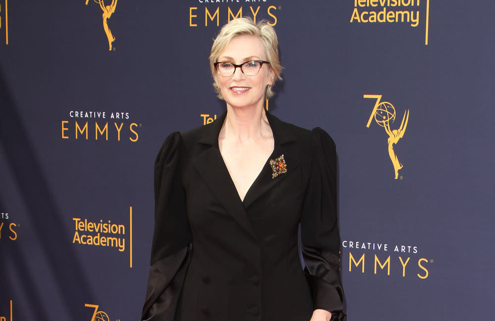 Jane Lynch has admitted she takes tips from Anne Robinson credit:Bang Showbiz