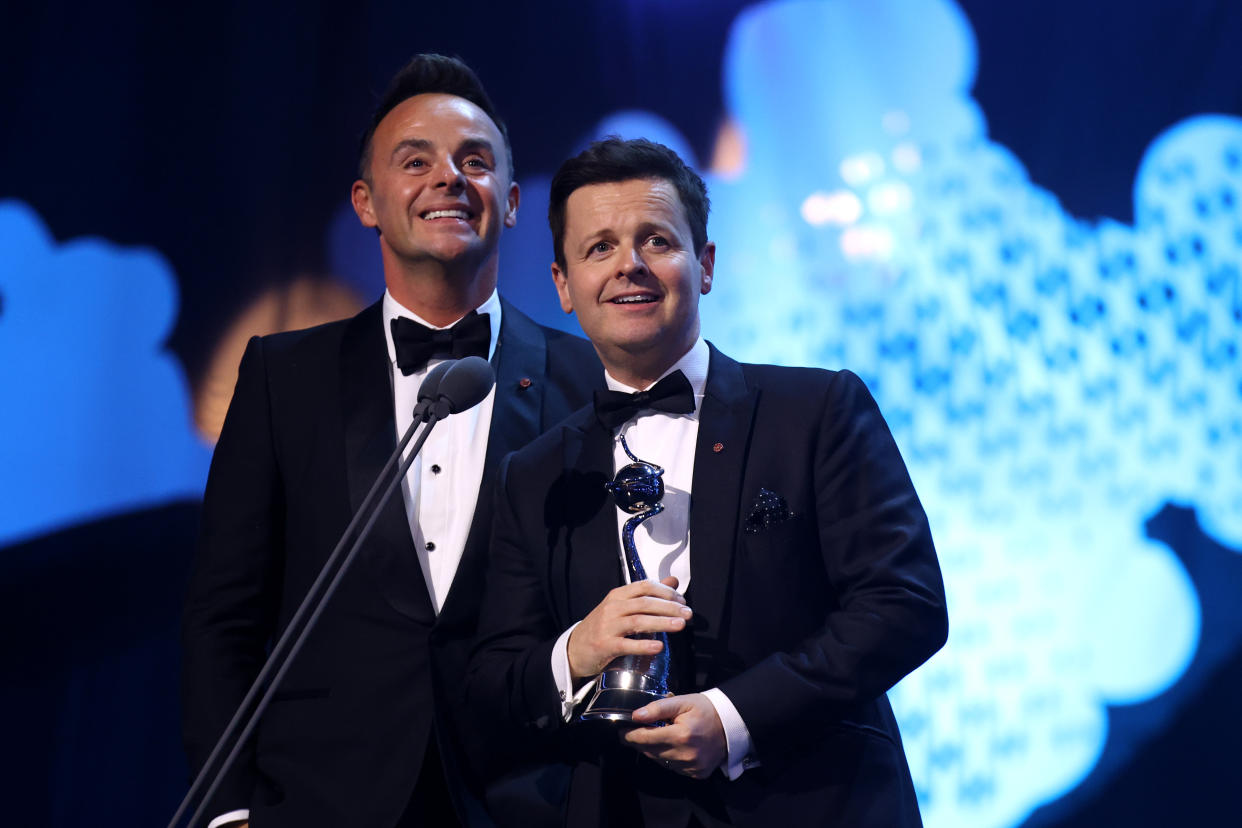 Ant and Dec continue to win at the NTAs. (Getty)