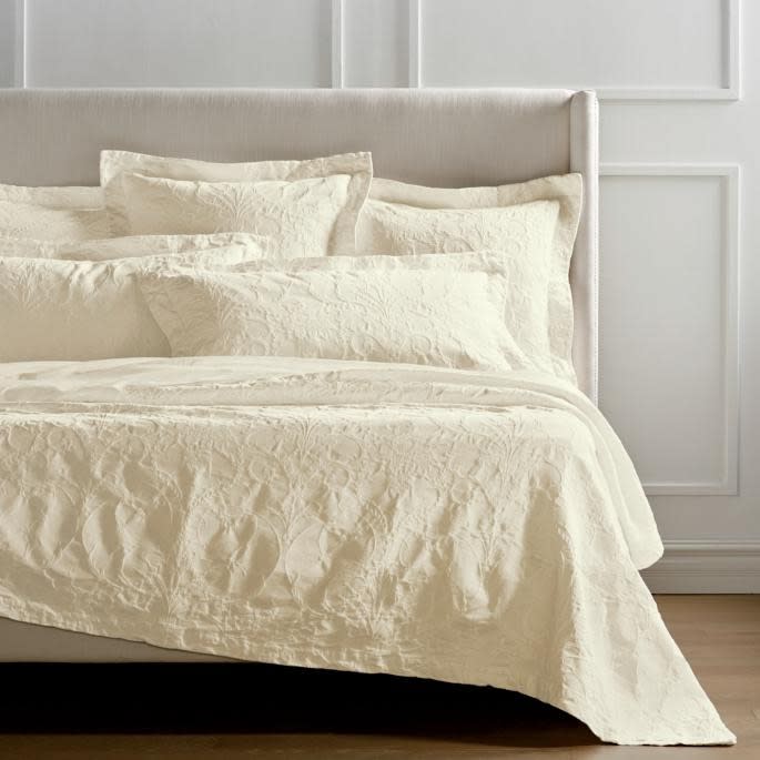 Frontgate sale, Frontgate Resort Collection Scroll Matelassé Bedding